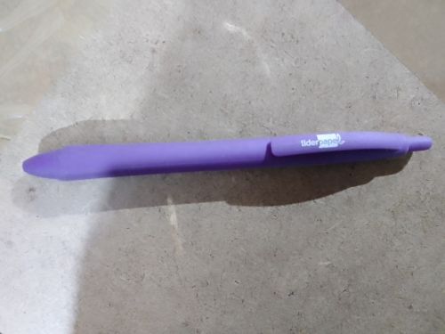 Esferografica liderpapel gummy touch retratil 1,0 mm tinta violeta , Liderpapel , 68786 , 8423473687882